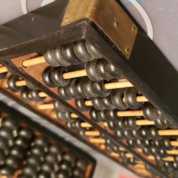 Bead Arithmetic Chinese Abacus 8.5 x 4in - Picture 2 of 4